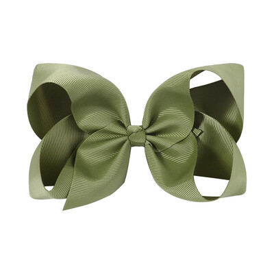 1PC Grosgrain лента, едноцветни панделки за коса, щипка, щипки за коса за момичета, фиби, шноли, детски бебешки аксесоари за коса на едро