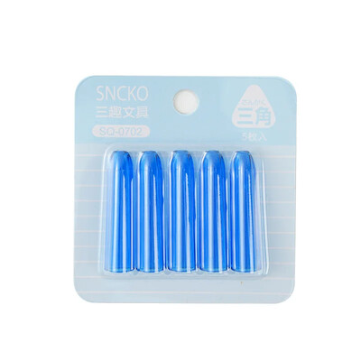 Защитен капак за молив Защитен капак Смесен цвят Пластмасова капачка за химикалка Цветен удължител за молив Накрайник за писалка Защитен капак