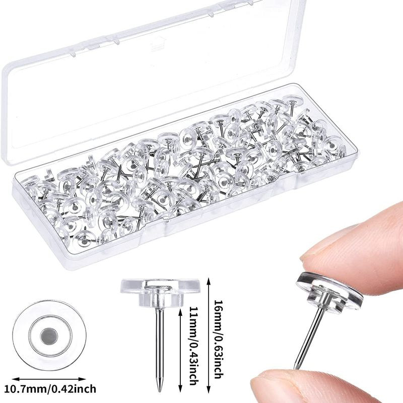 50 db műanyag átlátszó kör alakú nagy fej köröm I-alakú körömnyomó köröm fotófal