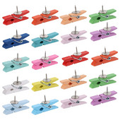 10 бр. Дървени щипки Щипки за натискане Щипки Щипки за коркова дъска Карфици за произведения на изкуството Щипки за Направи си сам Занаяти Художествени проекти Фото Офис Консумативи