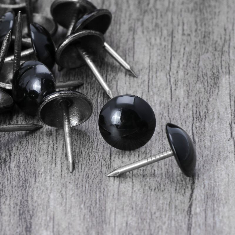 100 τμχ Αντίκες ορειχάλκινες ταπετσαρίες καρφιά Έπιπλα καρφίτσες Pushpins Hardware Decor Dropshipping