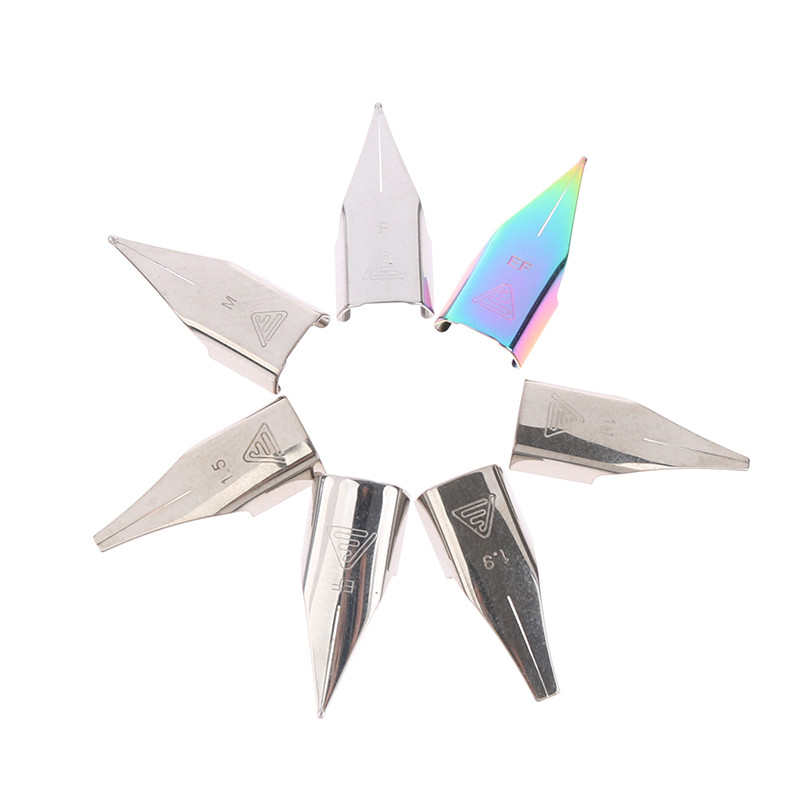 3gab. 757#. Pildspalvu uzgaļu aksesuāri Apžilbinoši F/EF/M mākslas uzgali skolas piederumi