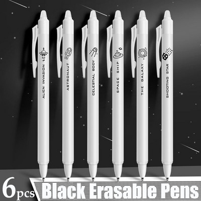 6 db törölhető zselés toll készlet kék fekete tintával 0,5 mm-es utántöltő gyerekeknek íráshoz Ajándékok iskolai irodaszerek Kawaii aranyos írószerek