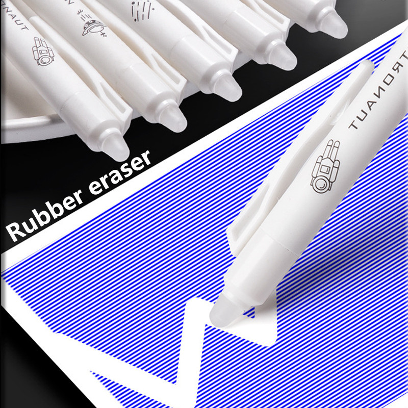 6 db törölhető zselés toll készlet kék fekete tintával 0,5 mm-es utántöltő gyerekeknek íráshoz Ajándékok iskolai irodaszerek Kawaii aranyos írószerek