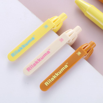 3 τεμ AIHAO 4832 Rilakkuma Gel Στυλό 0,5mm Fine Point Black Pens For Journaling Σχολική προμήθειες Kawaii Γραφική ύλη