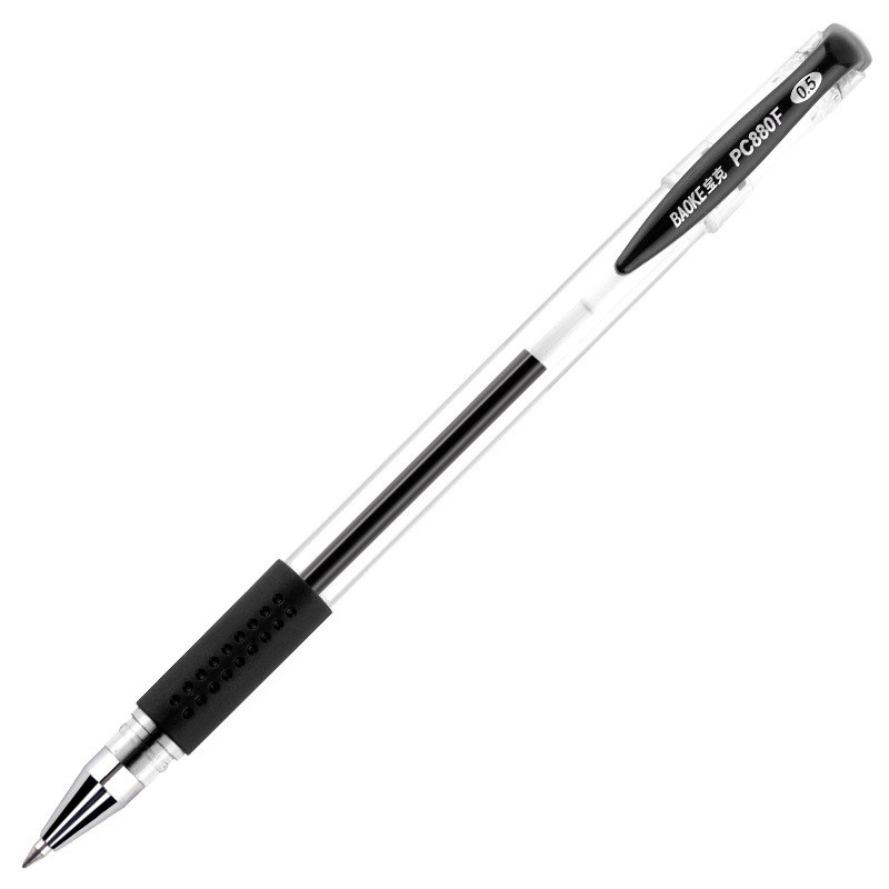 Gél tintás görgős golyóstoll készlet, irodai kellékek, fekete, kék, piros tinta, 0,5 mm-es golyóstoll, diákok, iskolai írószerek, 12 db-os doboz