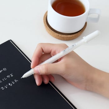 Гел писалка Sakura Gelly Roll Бял цвят 0,5 mm 0,8 mm 1,0 mm High Light Marke Pen Черен картон Художествена писалка за рисуване Химикалки с бели линии