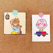 30 db/doboz Nyomógombos Barackvirágok Hordozható, jól rögzíthető mini dekoratív gombostűk Hüvelykujjak Háztartási kellékek