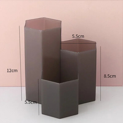 1 db Simplicity ceruzatartó egyszínű sorozat Frost toll rendszerező többfunkciós smink ecsettartó tanulói kellékek