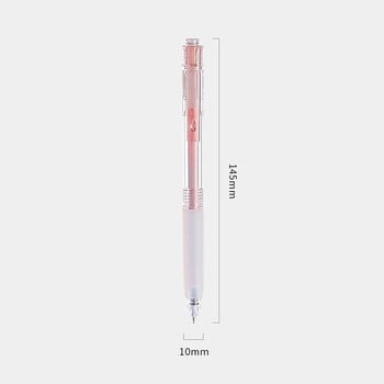 6 ΤΕΜ/σετ Kawaii Pink Gel Pen 0,5mm Creative Cute Neutral Μαύρο στυλό μελανιού Παιδικό Δώρο Σχολικό Γράψιμο Γραφείου Επιστροφή στο σχολείο