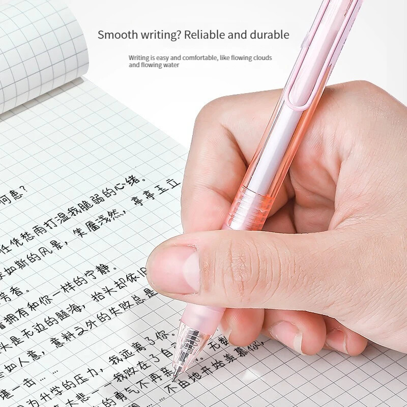 6 db/készlet Kawaii rózsaszín zselés toll 0,5 mm-es kreatív, aranyos, semleges fekete tintatoll gyerekeknek, iskolai irodai ajándék, írás vissza az iskolába