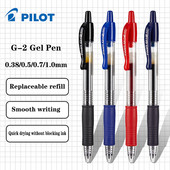 1db Japan PILOT Gel Pen G-2 BL-G2 Gyorsan száradó tinta Irodai tartozékok Iskolai irodai írószerek 0,38/0,5/0,7 Cserélhető utántöltő