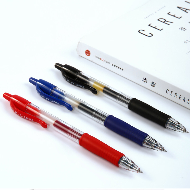 1db Japan PILOT Gel Pen G-2 BL-G2 Gyorsan száradó tinta Irodai tartozékok Iskolai irodai írószerek 0,38/0,5/0,7 Cserélhető utántöltő