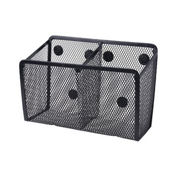 Метална телена мрежа Магнитна кошница Кутия за съхранение Черна дъска Тебешир Химикалка Молив Грим