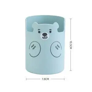 Πολυλειτουργική θήκη για στυλό Kawaii Cartoon Bear Θήκη πινέλου Μακιγιάζ Lovely Fashion Θήκη τηλεφώνου Φοιτητική γραφική ύλη Organizer στυλό