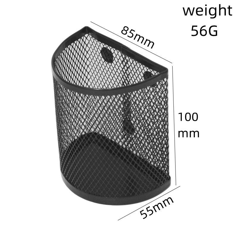 Μαγνητική θήκη για στυλό για ασπρόμαυρο ψυγείο Ανθεκτικό ελαφρύ πλέγμα αποθήκευσης Μαγνητικό ντουλάπι καλαθιού αξεσουάρ Organizer