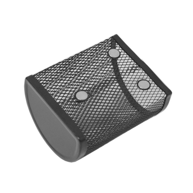 Μαγνητική θήκη για στυλό για ασπρόμαυρο ψυγείο Ανθεκτικό ελαφρύ πλέγμα αποθήκευσης Μαγνητικό ντουλάπι καλαθιού αξεσουάρ Organizer