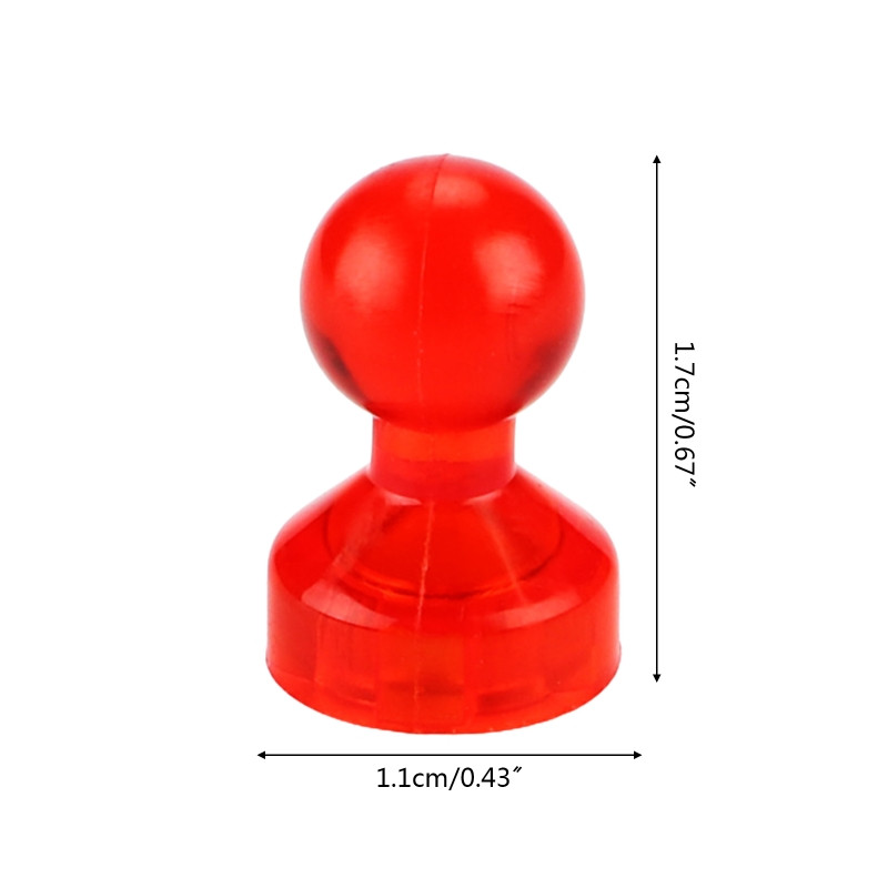 10 τμχ Μικρές μαγνητικές καρφίτσες ώθησης με έγχρωμη κωδικοποίηση Χάρτης Ψυγείου Μαγνήτες Μαγνήτες μαυροπίνακα για Μαγνητικό Πίνακα Σχολείου Γραφείου