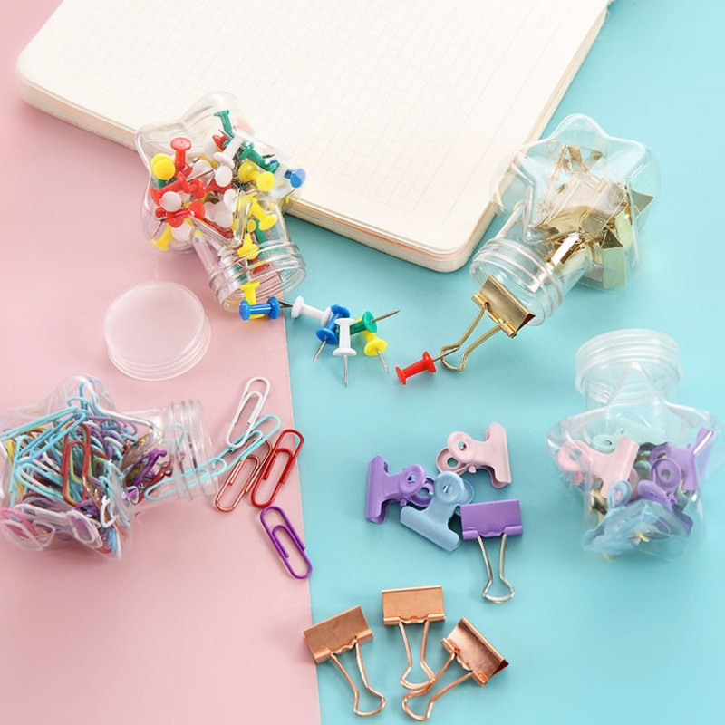 Сгъваема щипка Прозрачни щипки за подвързване Канцеларски материали Консумативи за подвързване Палец Подвързия Метална щипка с дълга опашка Щифтове Щипки за хартия Училище