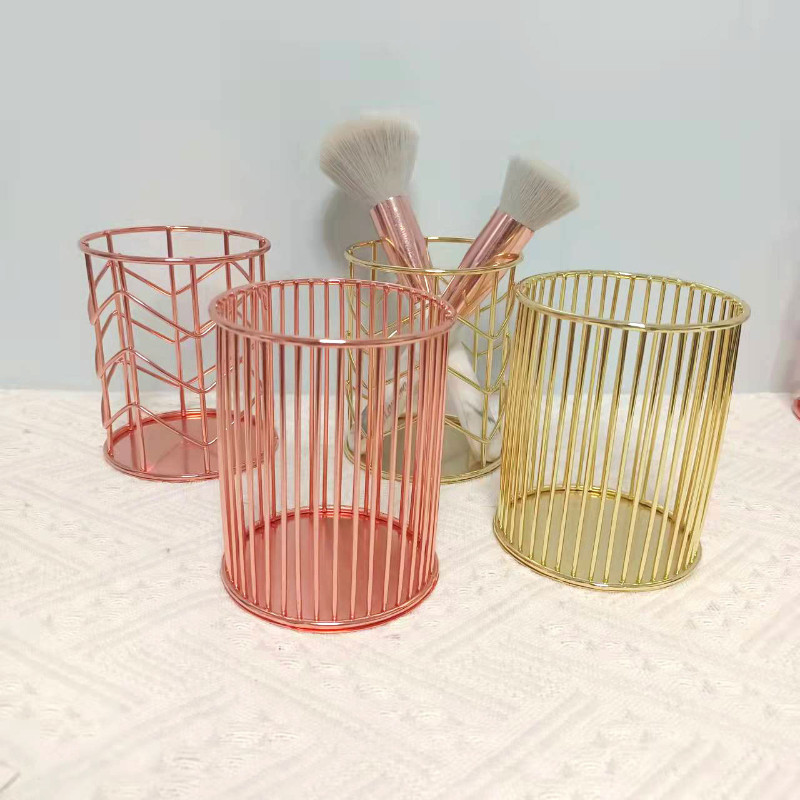 Kosmētika Aplauzuma otas Uzglabāšanas kastīte Cilindrisks futrālis Uzglabāšana Lūpu krāsas otu pildspalvas turētājs organizators Kaltas dzelzs pildspalvu uzglabāšana