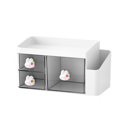 Aranyos diák írószer tároló Nyúl malac tolltartó asztali fiók típusa Kézi számla válogató gyermek asztali tolltartó polc