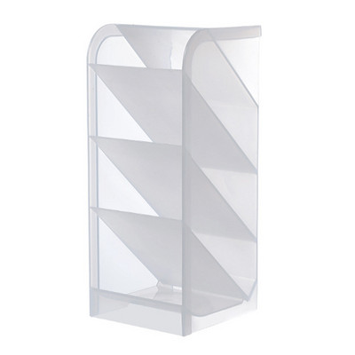 Dekoratív matt PP tollpohár egymásra rakható sminkeszköz tartó Távirányító tartó Y98A