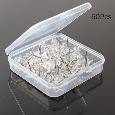 50/100 db Pentagram alakú műanyag parafa tábla biztonsági színes nyomógombos tűk Irodai kellékek iskolai kellékek