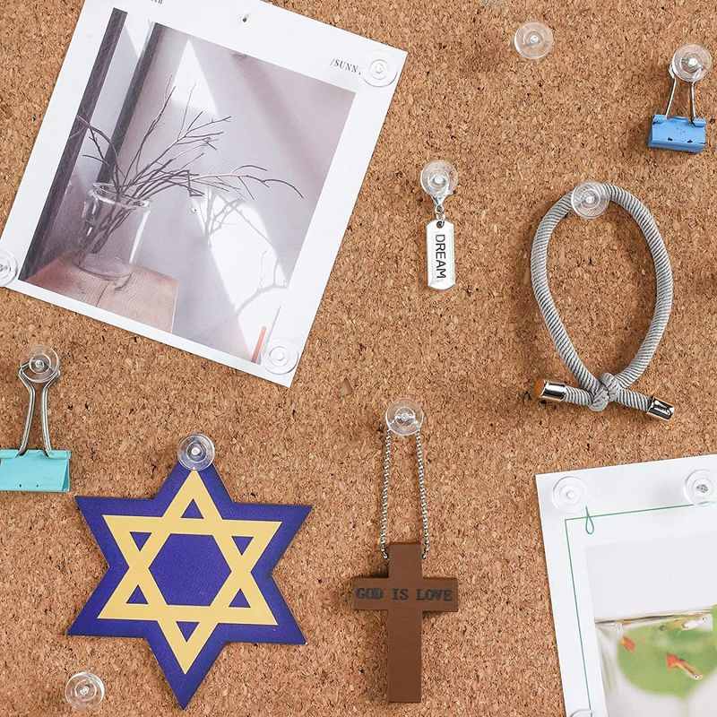 50 vnt. skaidrūs žemėlapio smeigtukai Daugiafunkciai plokšti apvalūs segtukai dekoratyvūs nykščių segtukai