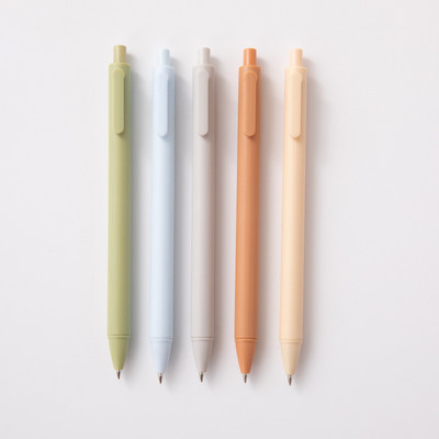 Комплект от 5 сладки химикалки, корейски и японски канцеларски материали за училище, неутрални химикалки Kawaii за бизнес и офис употреба