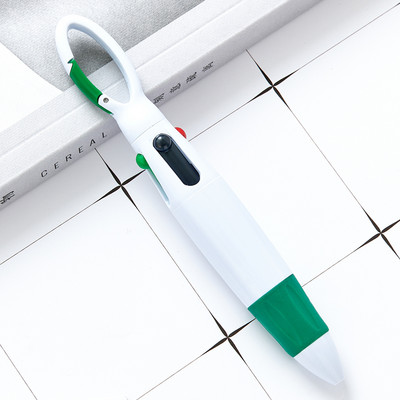 1db visszahúzható tollak 4 színű golyóstoll hordozható zsebtoll Többszínű tinta 1 mm-es toll Irodai tanszerek ápolónőknek