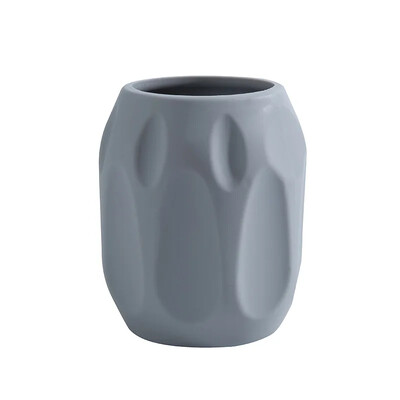 Θήκη για στυλό σιλικόνης Γραφείο Σχολική θήκη Πλαστικό κουτί στυλό Desk Organizer μολύβι Λευκό γκρι Οργανοθήκη γραφείου