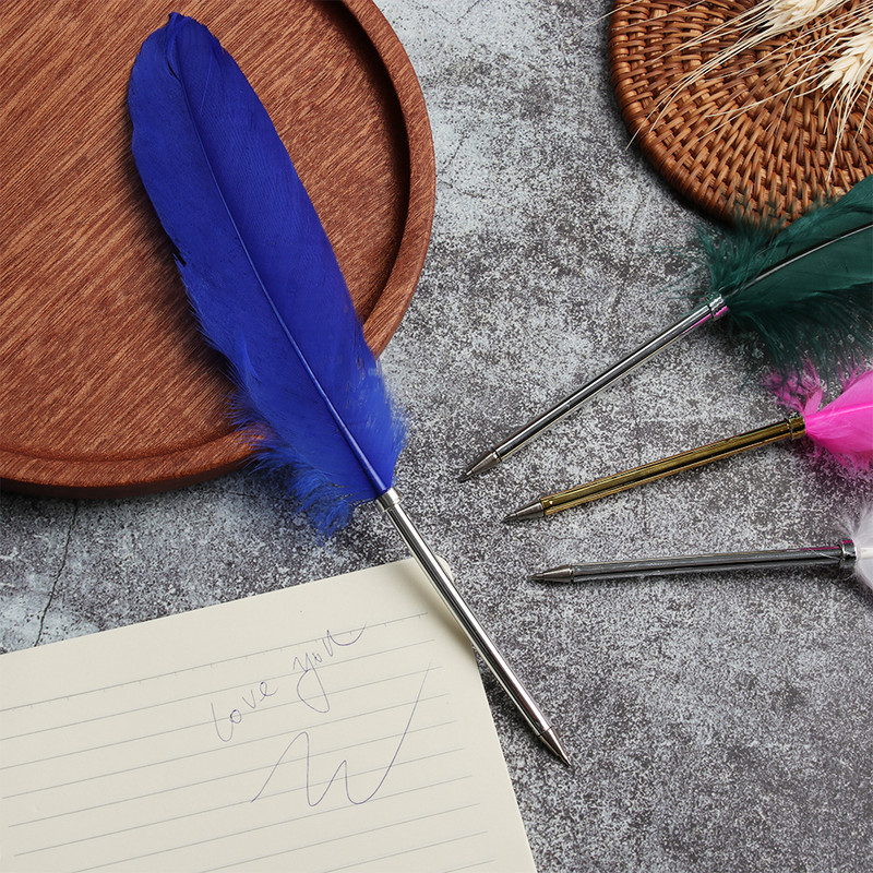 1 db Vicces toll toll 0,5 mm-es kék tintával golyóstoll íróeszköz Írószer toll Esküvői aláírás toll iskolai kellékek ajándék