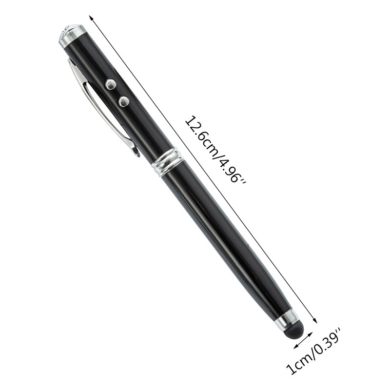 4 σε 1 Sensitivity Stylus Metal Stylus Ένδειξη LED Φως για φορητούς υπολογιστές Kindle for galaxy για οθόνη αφής