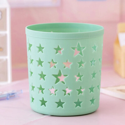 Creative Hollow Stars toll ceruzatartó edénytartó ecsettartó tárolóedény Asztalrendező Műanyag írószer tolltartó Irodaszerek