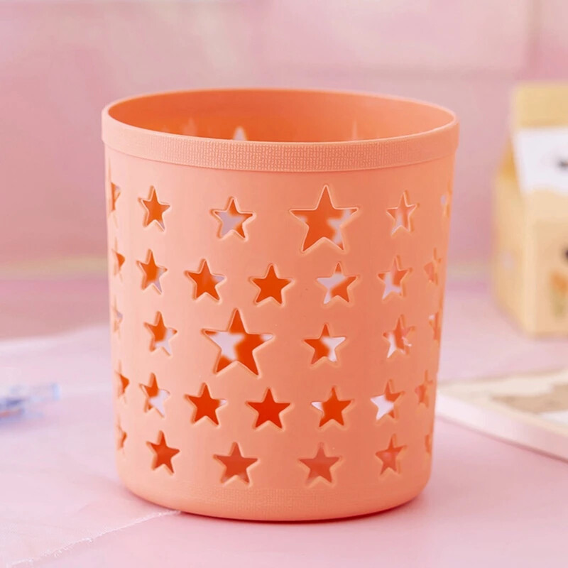 Creative Hollow Stars toll ceruzatartó edénytartó ecsettartó tárolóedény Asztalrendező Műanyag írószer tolltartó Irodaszerek