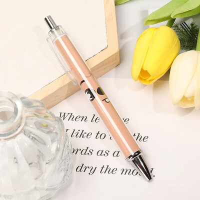 Kawaii KPOP muška timska crtana olovka sa životinjama s uzorkom od crne tinte Gel olovka Mehanička olovka Kemijska olovka za lepeze