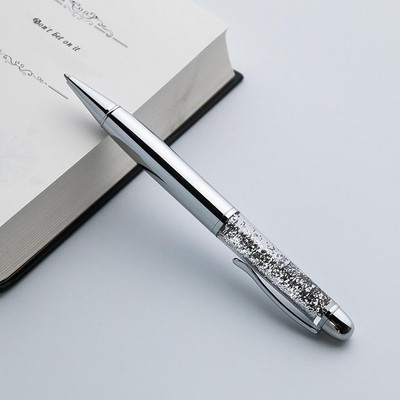 Μεταλλικό στυλό στυλό Quicksand Sequin Signature στυλό Business Office Δώρο Στυλό Ballpen Σχολικό προμήθειες γραφείου Γραφική ύλη Φοιτητής