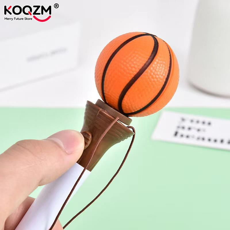 1PCS Creative Химикалка 0,5 мм Синя баскетболна футболна форма Декомпресия Bounce Неутрални химикалки Студентски канцеларски материали