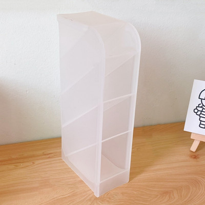 2022 Нов органайзер за настолен плот с 4 пояса, държач за писалка с цвят на макарони, голям размер, бюро, гримове, кутия за съхранение на моливи, училищни канцеларски материали