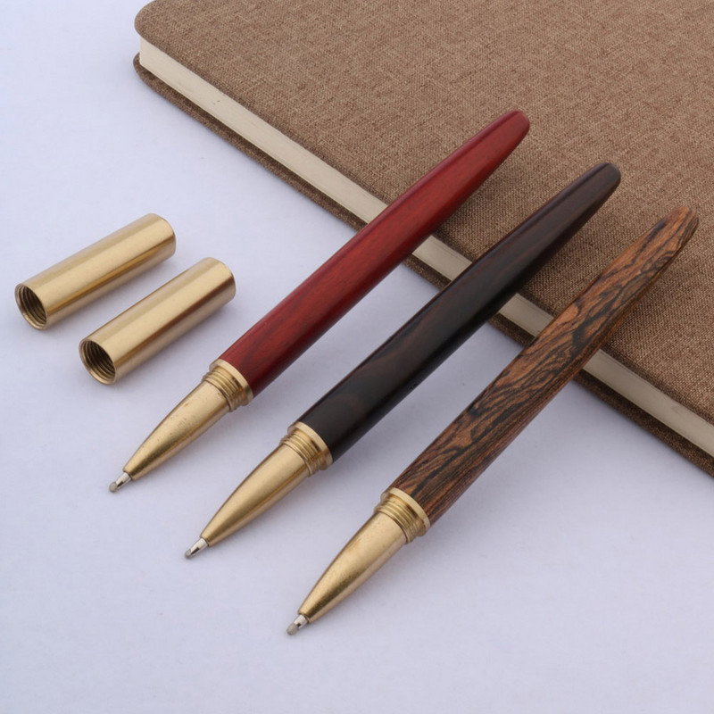 Υψηλής ποιότητας Ξύλινα στυλό ρολό μάρκας Κόκκινο Μαύρο Χρυσό Διακοσμητικό Γραφική ύλη Σχολικά προμήθειες Νέα