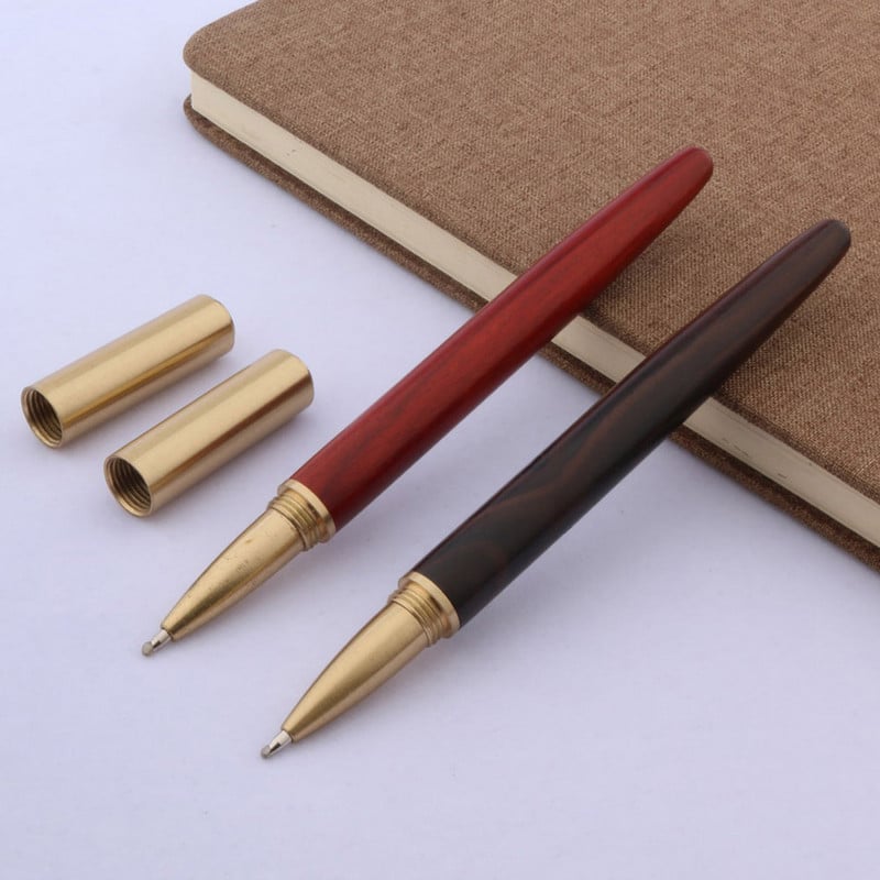 Υψηλής ποιότητας Ξύλινα στυλό ρολό μάρκας Κόκκινο Μαύρο Χρυσό Διακοσμητικό Γραφική ύλη Σχολικά προμήθειες Νέα