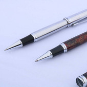 jinhao 750 metalni ledeni cvijet crveni nehrđajući čelik srebrni POKLON STUDENTSKA roler olovka