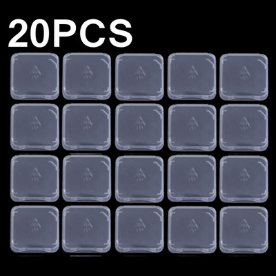 20/10/5/1PCS Διαφανές TF/SD Κάρτες μνήμης Προστατευτική θήκη Θήκη αποθήκευσης Φορητά Mini Clear Card SIM Dustproof Box