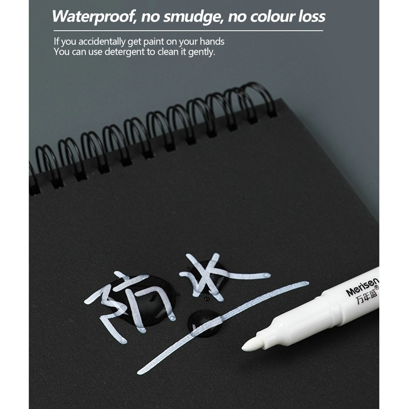 1 db fehér folyékony kréta toll Palatábla írás festmény jelölő toll falra matrica üveg konyhai gumiabroncs edény kivehető jelölőtoll