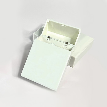 Бяла кутия за съхранение на фотокарти Органайзер за фото карти с капак Кутия за класификация Настолна кутия за съхранение Училищни канцеларски материали
