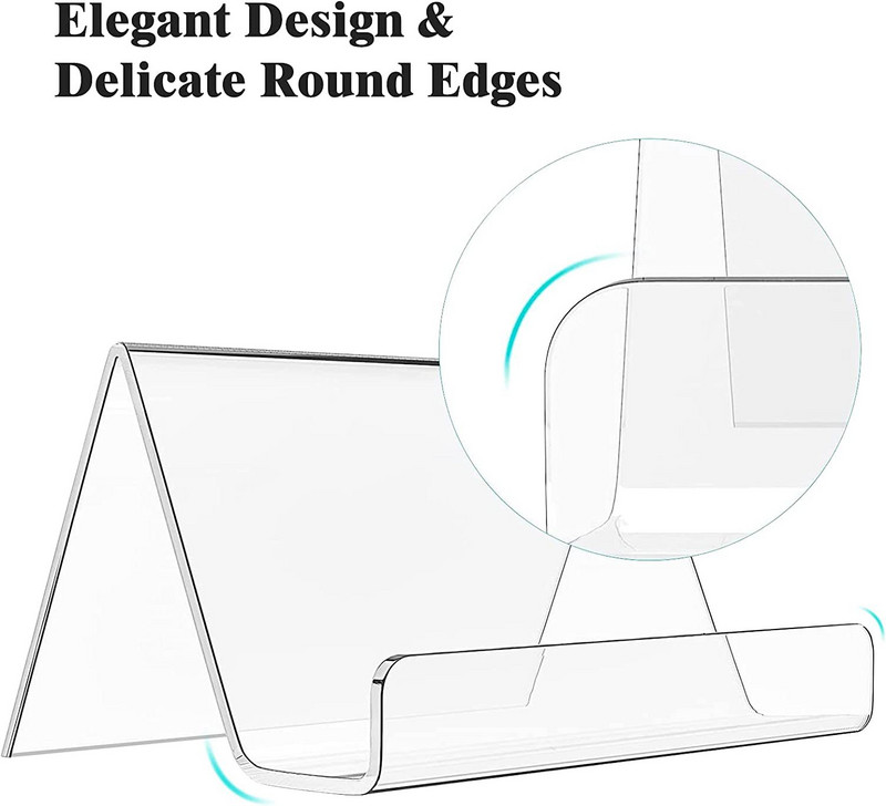 1 db átlátszó akril asztali névjegykártya tartó asztal íróasztal polc doboz Tároló állvány Éttermi irodaszerek