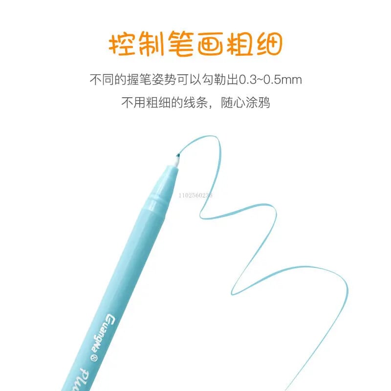 12 τμχ/σετ Morandi Έγχρωμες μαρκαδόροι μύτης 0,38 χιλ. Plus στυλό για επισήμανση Journaling Planner Σχέδιο χρωματισμού Χρώματα Art Marker