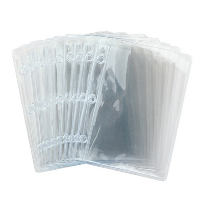 Kreatív, aranyos, átlátszó, 3 gyűrűs mini, laza levelű kézikönyv diák hordozható notebook irattartó Kawaii iskolai kellékek