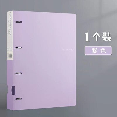 A4 Binder D-Type Punch Folder Office Storage File Ring Αδιάβροχο δοκιμαστικό χαρτί Φάκελος αποθήκευσης δεδομένων 4 Hole Binder Learning Supplies