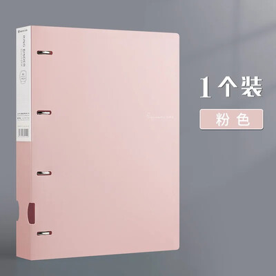 A4 Binder D-Type Punch Folder Office Storage File Ring Αδιάβροχο δοκιμαστικό χαρτί Φάκελος αποθήκευσης δεδομένων 4 Hole Binder Learning Supplies